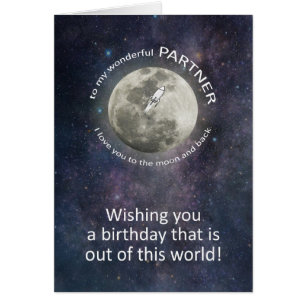 Cumpleaños de pareja Hasta la luna y de vuelta