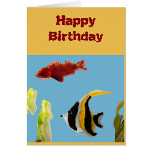 Cumpleaños de Pescado de Pintado Acuático