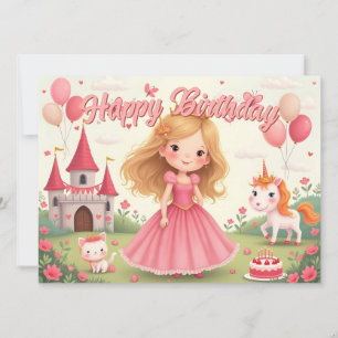 Cumpleaños de Princesa Hada en un Sueño Rosa