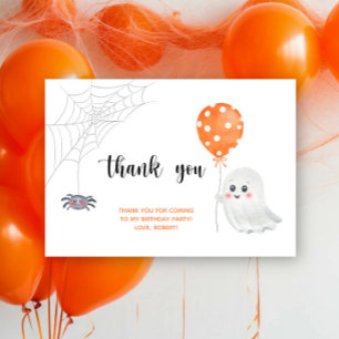 Cumpleaños de Spooky One agradecimiento acuarela