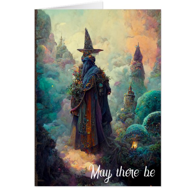 Cumpleaños de Wizard y Dragon (Frente)