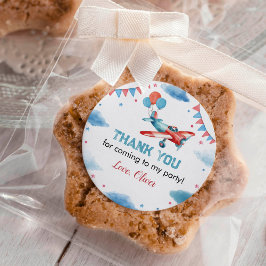 Cumpleaños del avión Oh Mi tiempo vuela etiquetas 