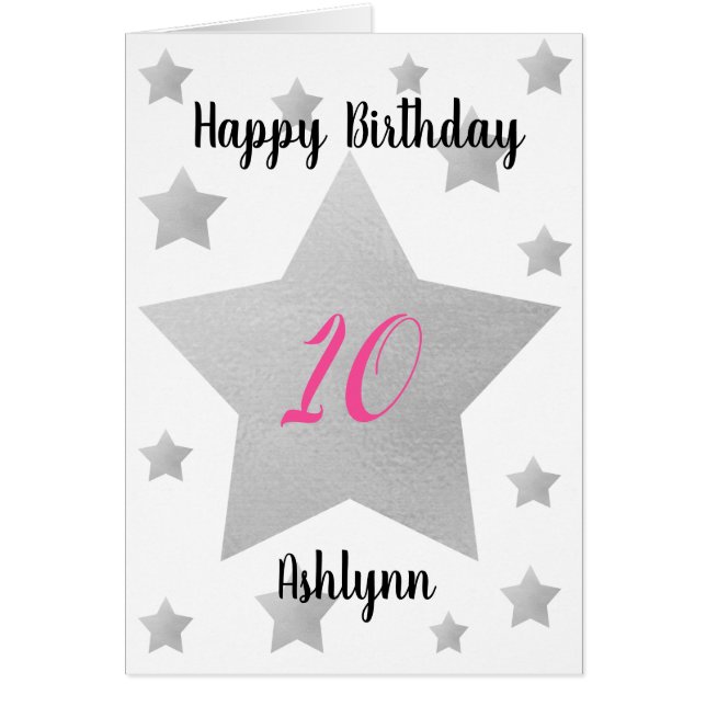 Cumpleaños del Chica de las Estrellas (Frente)