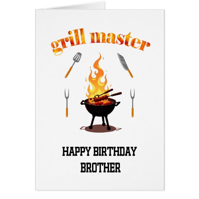 Cumpleaños del maestro Brother Grill (Frente)