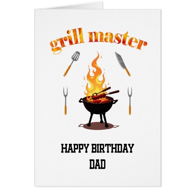Cumpleaños del Maestro de Grill (Frente)