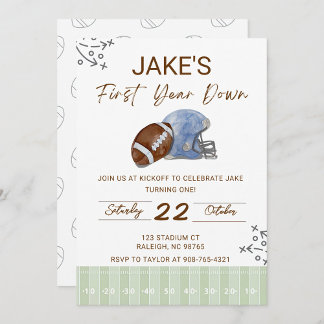 Cumpleaños del niño, Primera invitación de cumplea