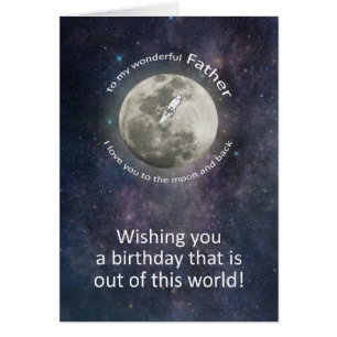 Cumpleaños del Padre Hasta la Luna y de Regreso