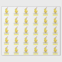 Cumpleaños del papel de envolvimiento personalizad