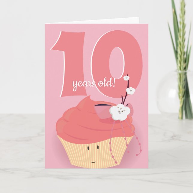 Cumpleaños del pastel rosa | Tarjeta de cumpleaños (Anverso)