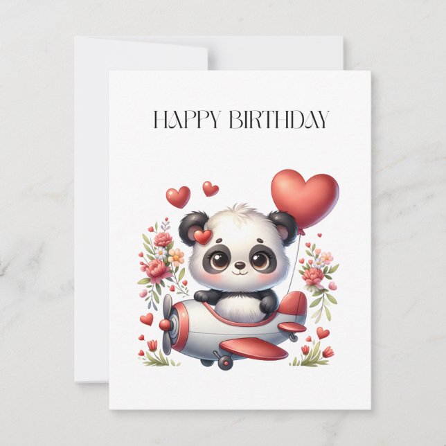 Cumpleaños del piloto panda (Anverso)