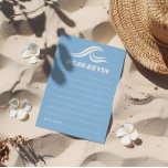 Cumpleaños del Surf, La Gran Tarjeta De Una Vez<br><div class="desc">Captura preciosos recuerdos con nuestras tarjetas de la cápsula del tiempo "El cumpleaños del surf, el grande". Con vibrantes diseños de tablas de surf y gráficos temáticos sobre la playa, estas tarjetas son perfectas para que los huéspedes graben mensajes especiales y recuerdos de su celebración de cumpleaños con temática de...</div>