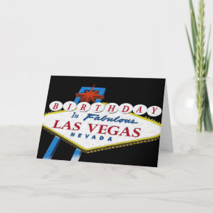 CUMPLEAÑOS En La Fabulosa Tarjeta Las Vegas