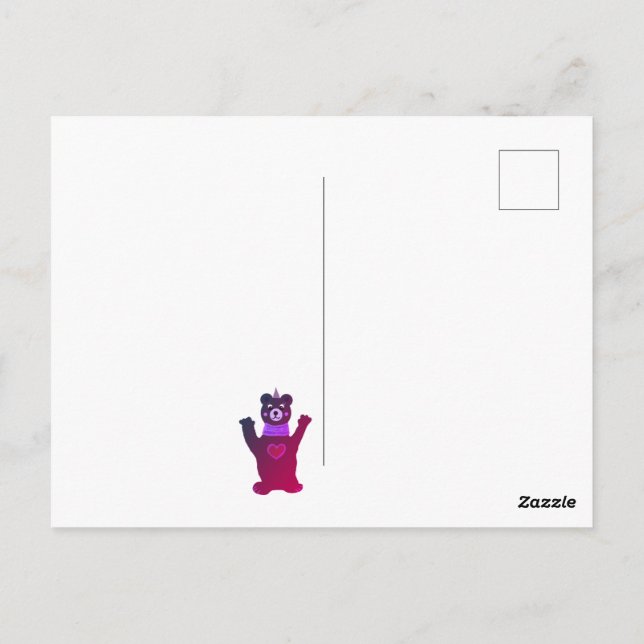 Cumpleaños feliz de postales (Reverso)