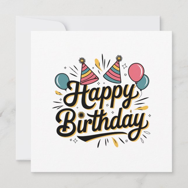 Cumpleaños Feliz Festivo (Anverso)