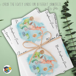 Cumpleaños Feliz Italiano, Papel Buon Compleanno,