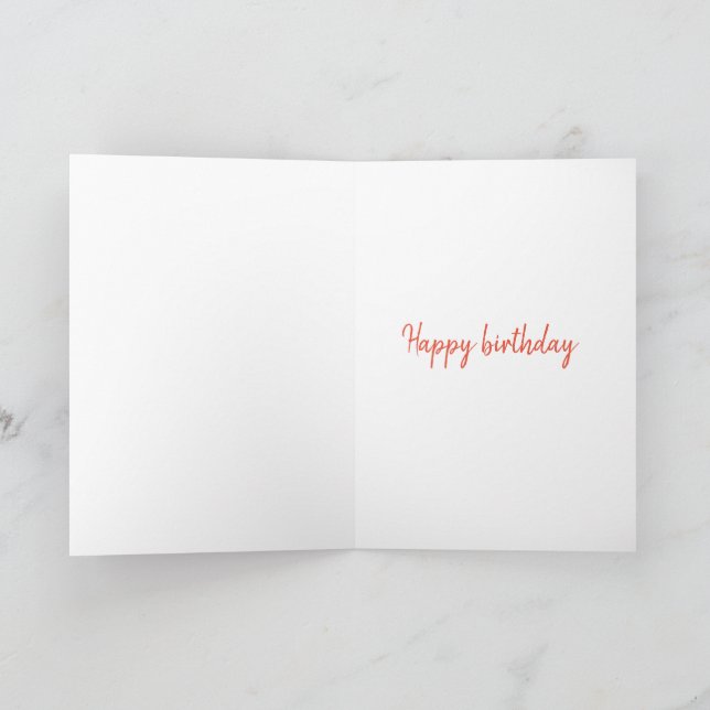 cumpleaños feliz, mamá, tarjeta de Día de la Madre (Interior)