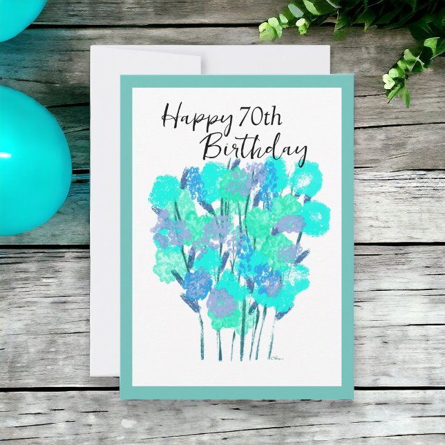 Cumpleaños feliz para cualquier edad de Personaliz (Customize this card to any age that you would like. )