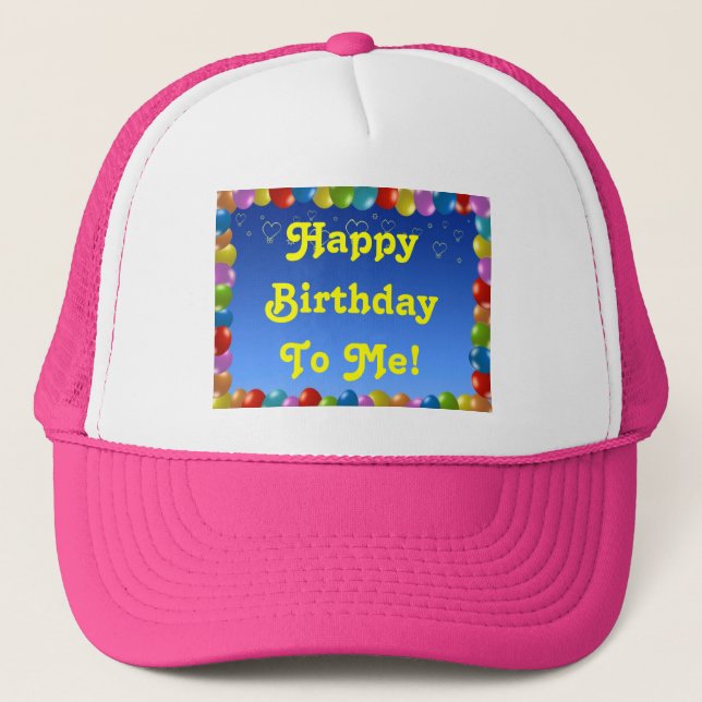 Cumpleaños Feliz Para Mí Sombrero (Anverso)