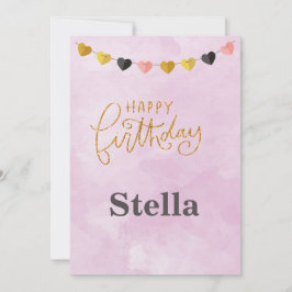 Cumpleaños feliz por su invitación