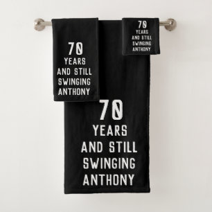 Cumpleaños Golfer Funny 70th happy Dad Par