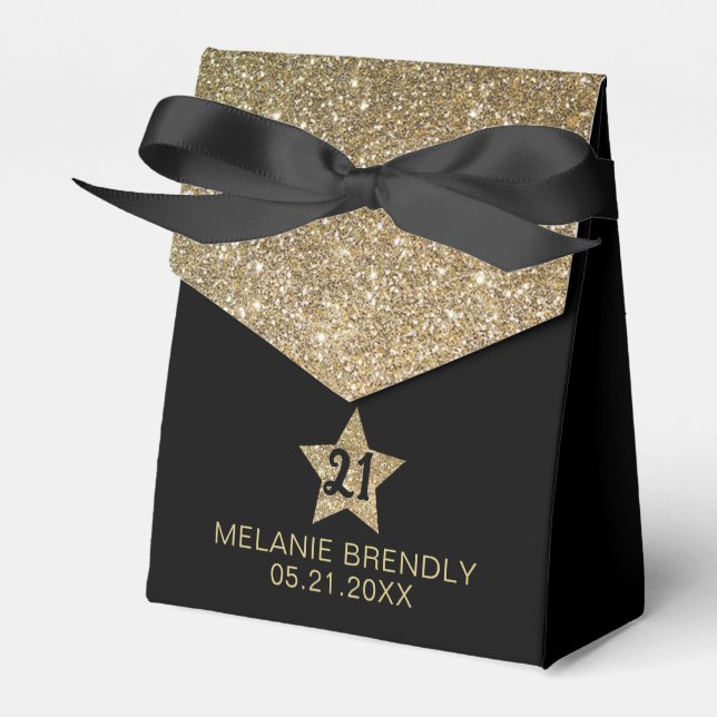 Cumpleaños Gracias Cajas Favoritas Estrella Purpur (Front Side)