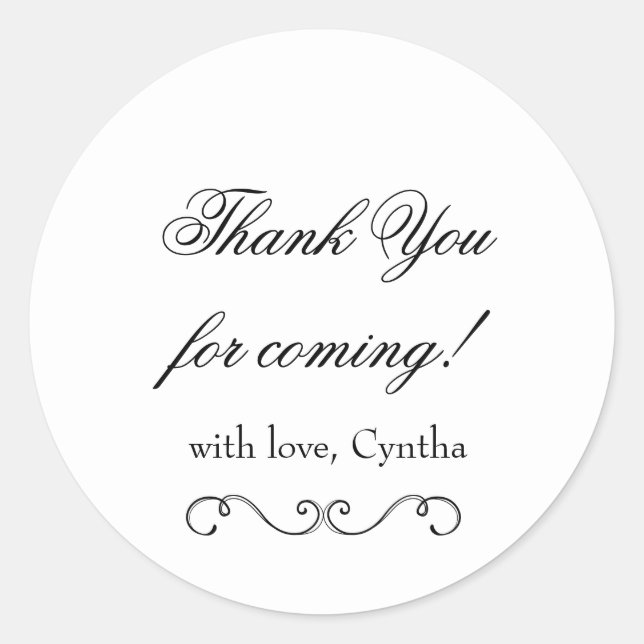 Cumpleaños Gracias Pegatinas de etiquetas | PEGATI (Anverso)