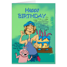 Cumpleaños hillbillisn n cerdo con canción