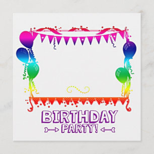 ****CUMPLEAÑOS*** INVITACIONES DE LAS PARTES