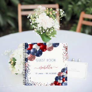 cumpleaños libro blanco rojo partiótico Estados Un