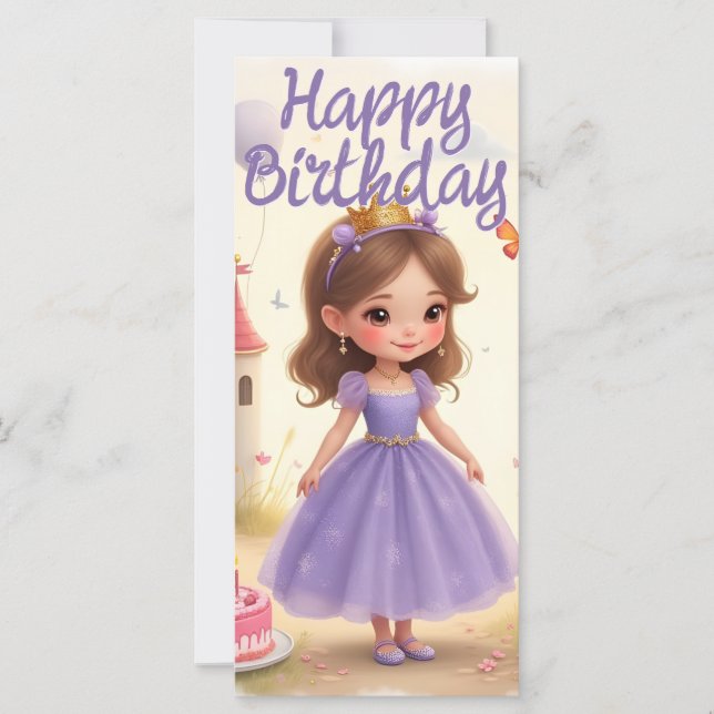 Cumpleaños Mágico en un Mundo de Cuento de Hadas (Anverso)
