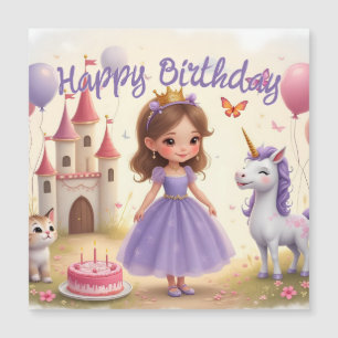 Cumpleaños mágico en un mundo de historias de hada
