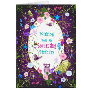 Cumpleaños mágico y encantador, femenino