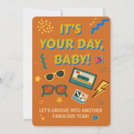 Cumpleaños Minimalista - Tarjeta de Fiesta Moderna