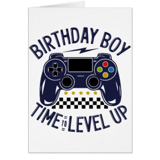Cumpleaños Niño Tiempo de Subir de Nivel