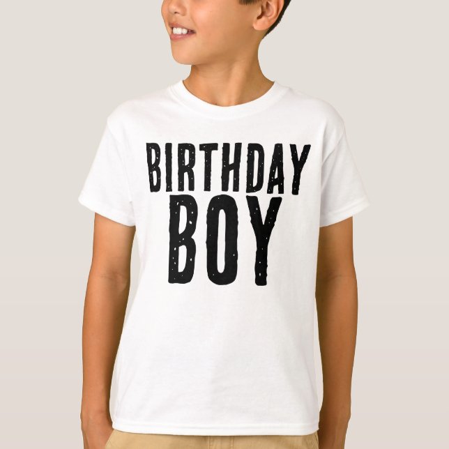 CUMPLEAÑOS NIÑOS NIÑOS CAMISETAS (Anverso)
