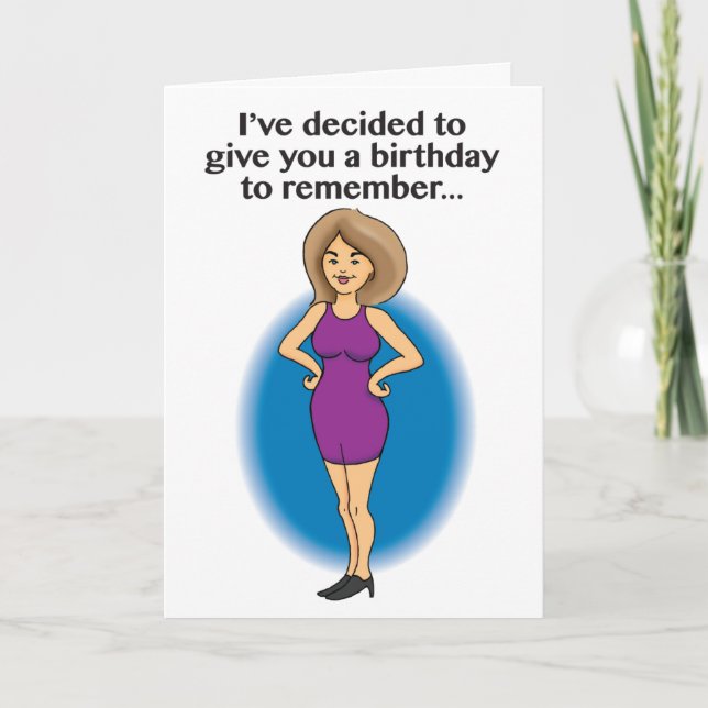 Cumpleaños Para Recordar Tarjeta (Anverso)