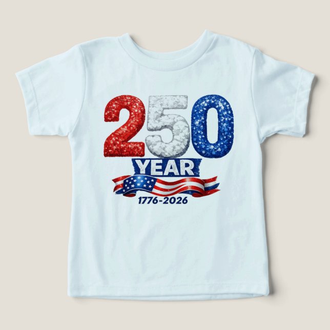 Cumpleaños Patriótico 250 Años (Diseño delantero )