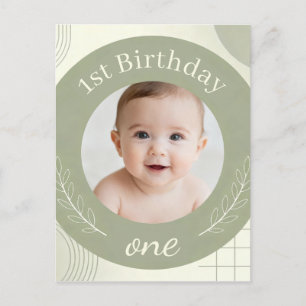 Cumpleaños personalizado con foto - Tarjeta postal