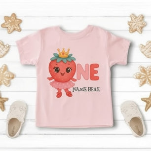 Cumpleaños Personalizado de Fresa para Niña