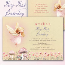 Cumpleaños personalizado tema Hada Primera para ni