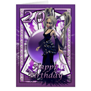 Cumpleaños poco gótico de 20 años, vigésimo feliz