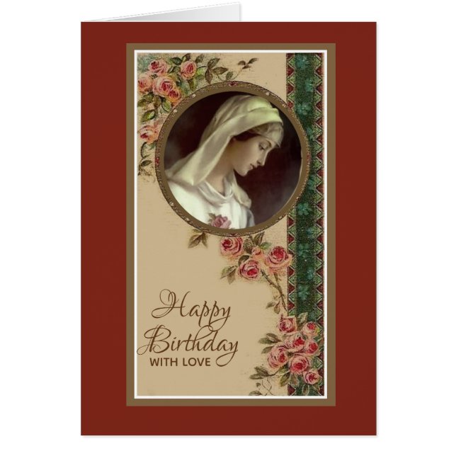 Cumpleaños religioso de la Virgen María católica (Frente)