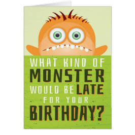 Cumpleaños tardío, - ¿Qué clase de monstruo es tar