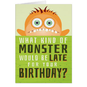 Cumpleaños tardío, - ¿Qué clase de monstruo es tar