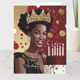 Cumpleaños - Tarjeta de felicitación doblada