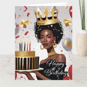 Cumpleaños - Tarjeta de felicitación doblada