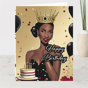 Cumpleaños - Tarjeta de felicitación doblada