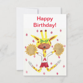 Cumpleaños! Tarjeta mediana.