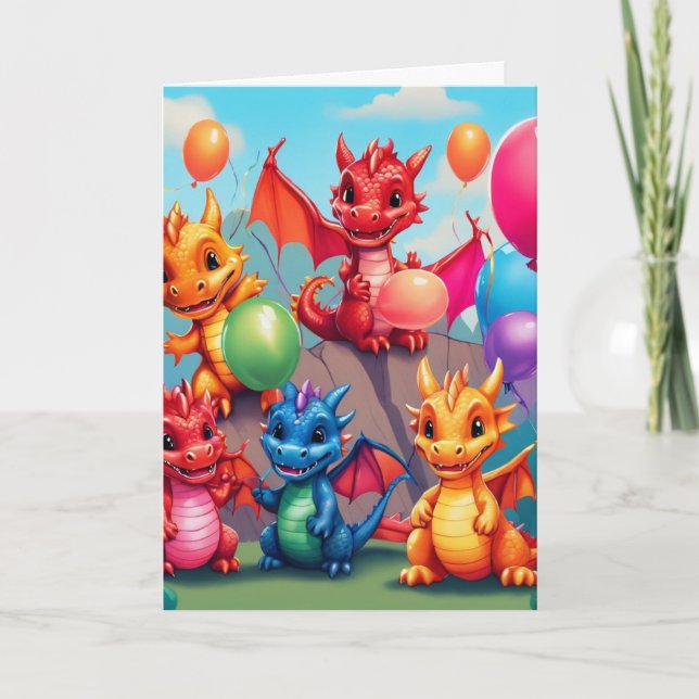 Cumpleaños / u otros Fiestas - Tarjeta de felicita (Anverso)