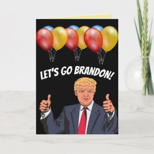 CUMPLEAÑOS VAMOS TARJETA DE TARJETAS DE TRUMP DE B